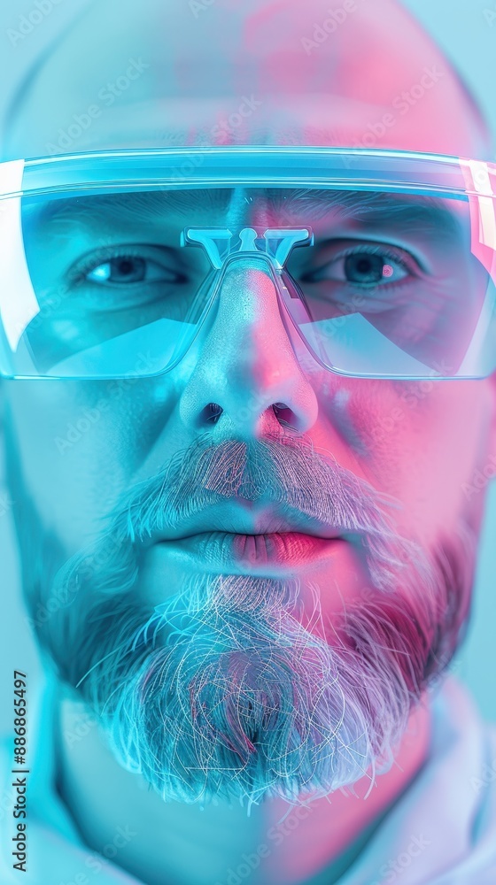 A man with glasses is looking at the camera A man with glasses is looking at the camera
