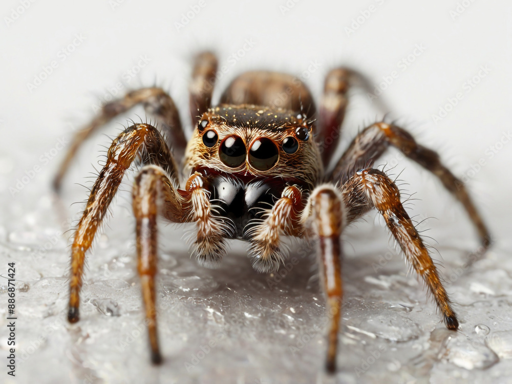 close up jumping spider close up jumping spider