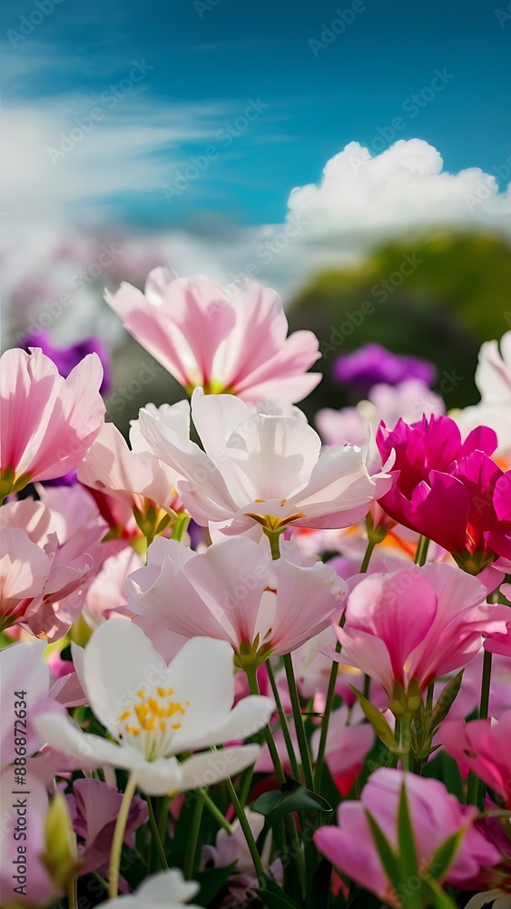 Beautiful blossoming flowers Beautiful blossoming flowers