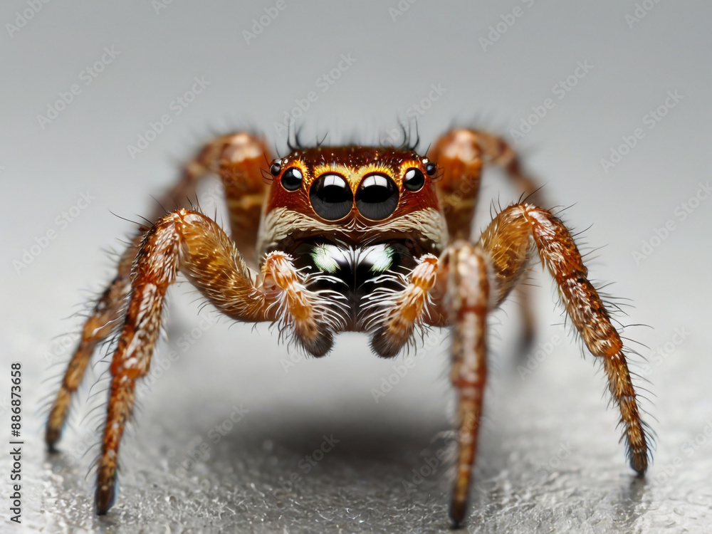 close up jumping spider close up jumping spider