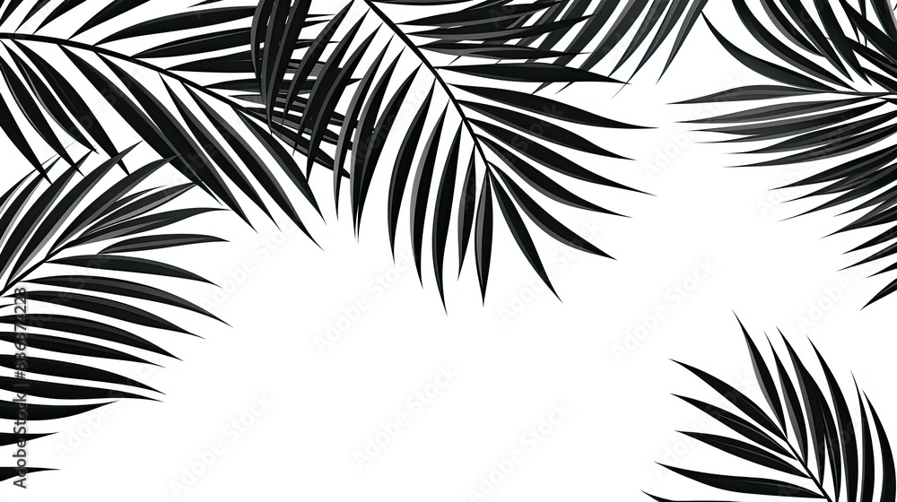 Fototapeta premium palm leaves