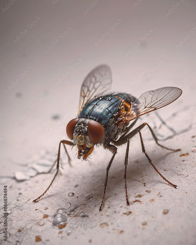 Obraz premium close up of a fly