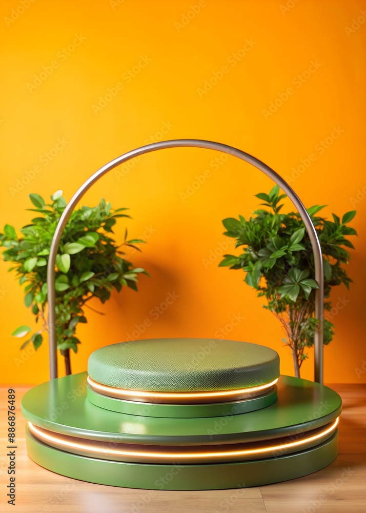 A sleek, 2-layered circular podium ideal for showcasing products, with a modern design perfect for marketing and photography.
A sleek, 2-layered circular podium ideal for showcasing products, with a modern design perfect for marketing and photography.