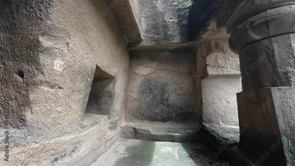 Exploring The Ancient Rock-Cut Caves Of Kanheri, Mumbai, Maharashtra, India Exploring The Ancient Rock-Cut Caves Of Kanheri, Mumbai, Maharashtra, India