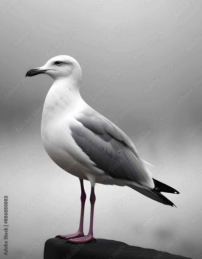 Obraz premium black headed gull