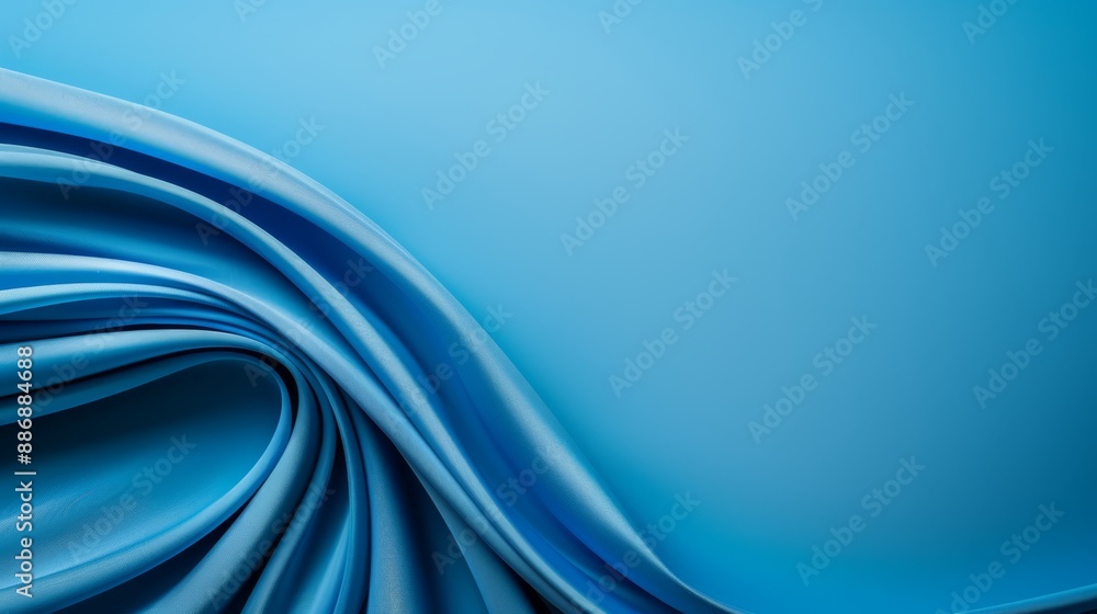A blue background with a wavy design at the bottom A blue background with a wavy design at the bottom