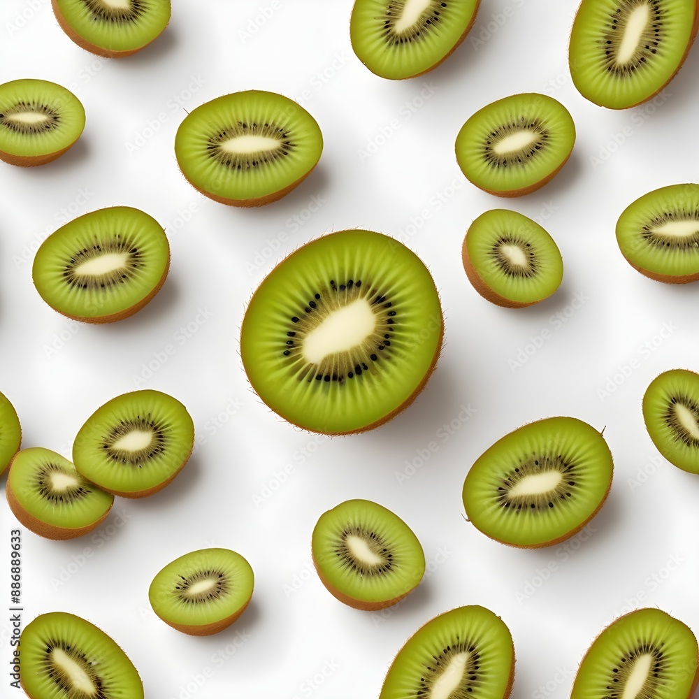 Fototapeta premium kiwi fruit slices