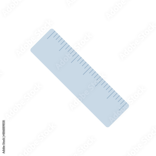 Ruler math measurement symbol vector