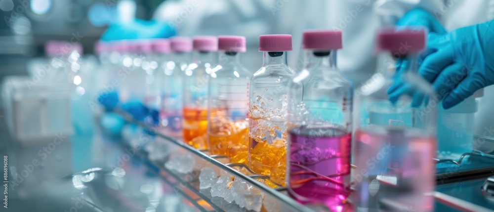 Scientific Technicians Conducting Precise Mineral Quality Tests in Laboratory Setting Scientific Technicians Conducting Precise Mineral Quality Tests in Laboratory Setting