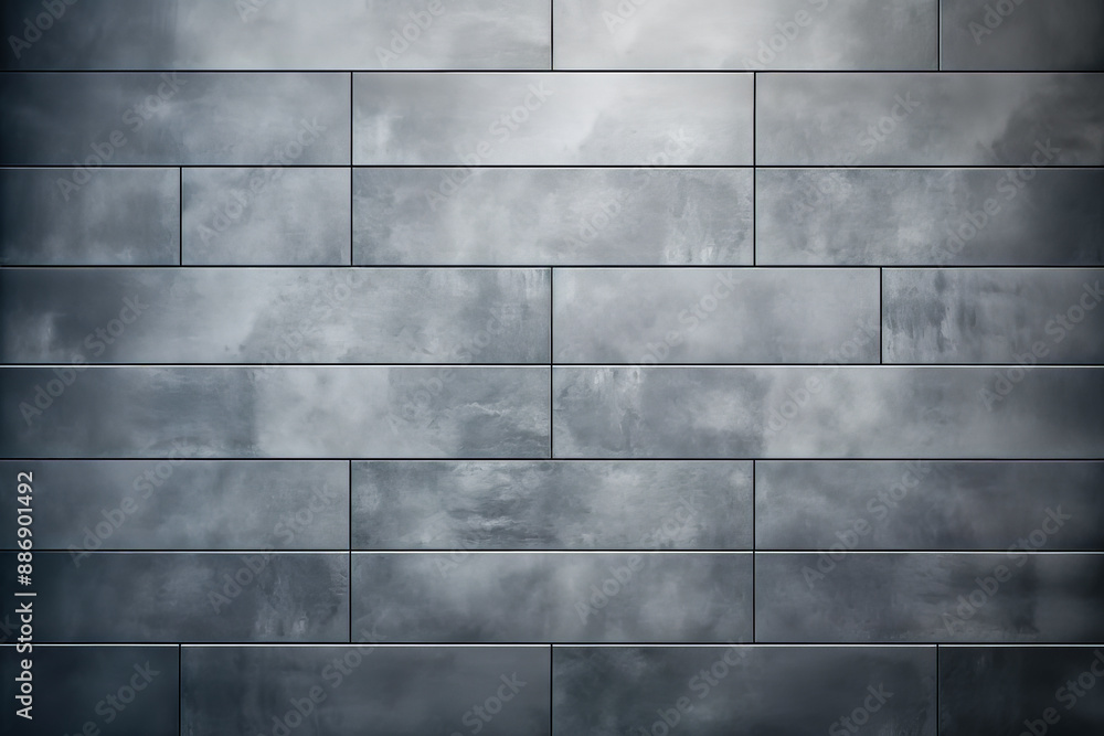 Gray decorative wall tiles of rectangular shape in horizontal position. Gray decorative wall tiles of rectangular shape in horizontal position.