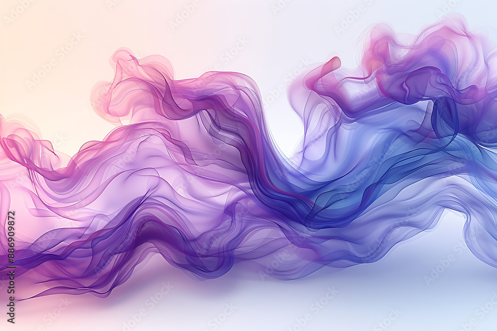 Pastel rainbow smoke textures with a white background Pastel rainbow smoke textures with a white background