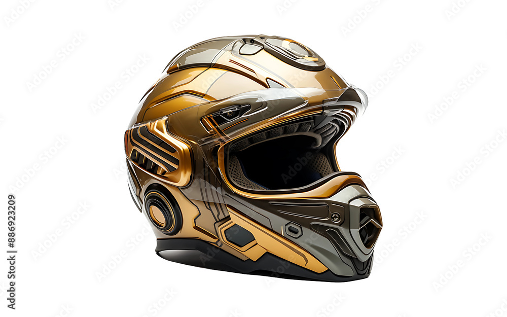 Powerful Bike helmet (PNG Cutout) isolated on a transparent background Powerful Bike helmet (PNG Cutout) isolated on a transparent background