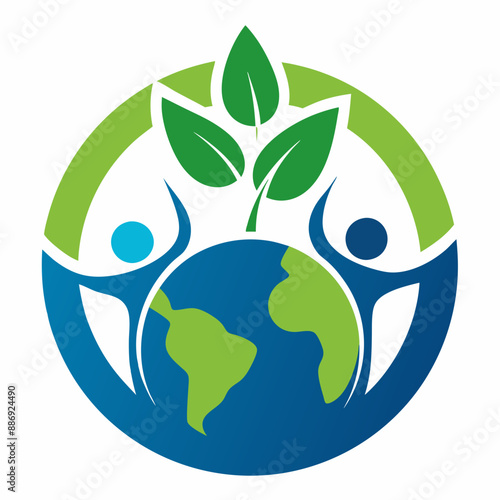 Environmental Advocacy Group Logo vector art illustration