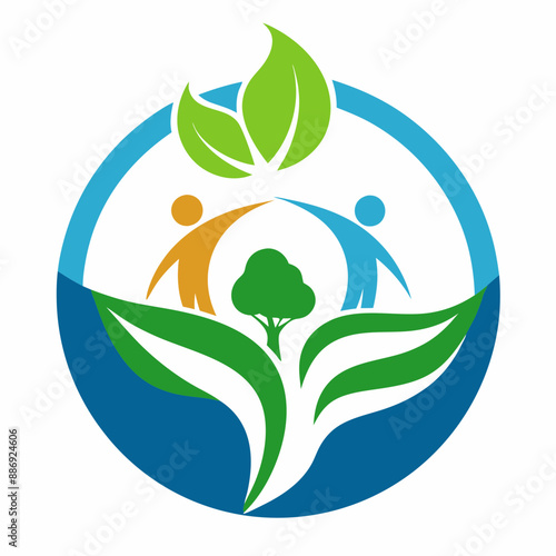 Environmental Advocacy Group Logo vector art illustration