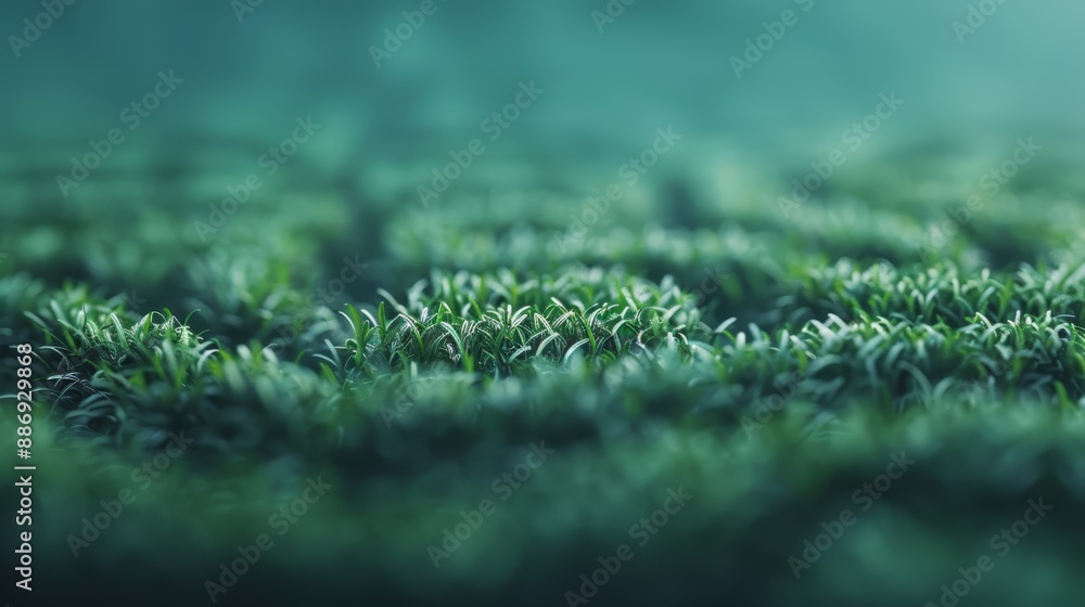 A tight shot of a grass patch, with the upper part of the adjacent grass haze-like in the backdrop A tight shot of a grass patch, with the upper part of the adjacent grass haze-like in the backdrop