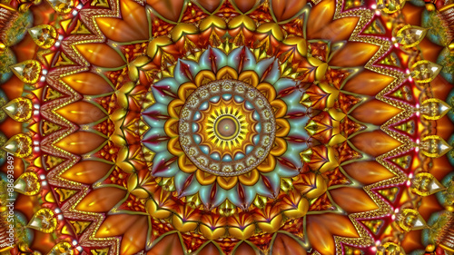 Wallpaper Mural A kaleidoscope of hues, gracefully moving and shifting in a hypnotic dance. Torontodigital.ca