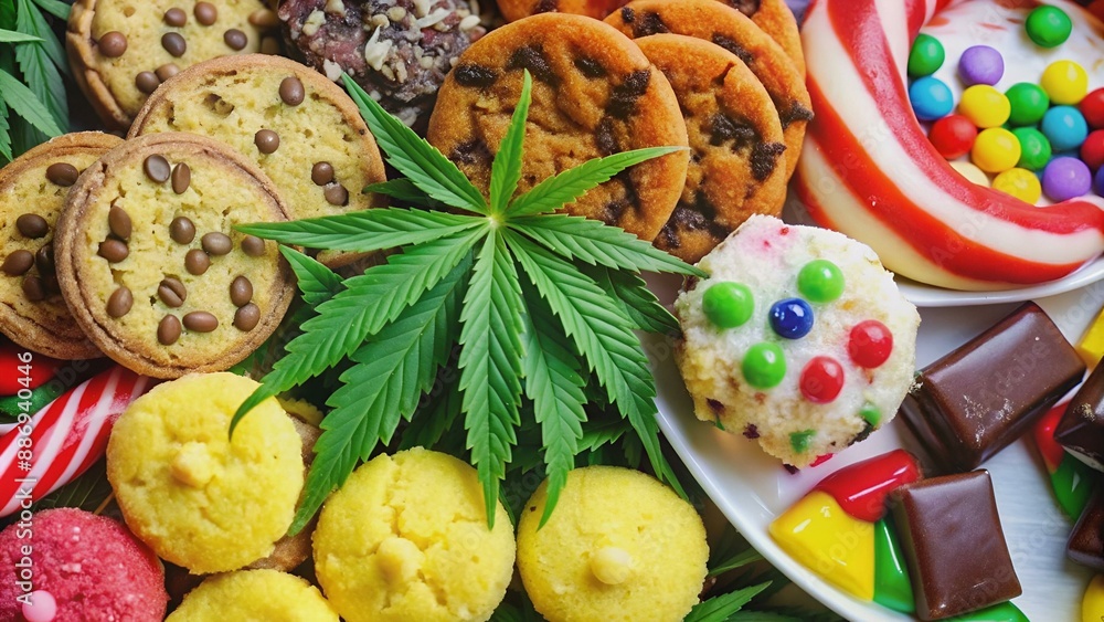 Cannabis Branding and Packaging Proposition: Edibles, Cookies, and Confections in High-Quality Design Cannabis Branding and Packaging Proposition: Edibles, Cookies, and Confections in High-Quality Design