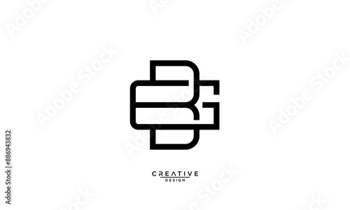 Free Download BG, GB, B, G, Abstract Logo Monogram - GFXLoad