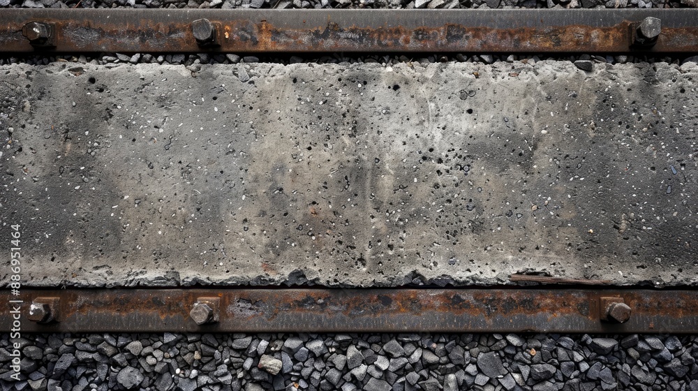 concrete rail road background - generative ai concrete rail road background - generative ai