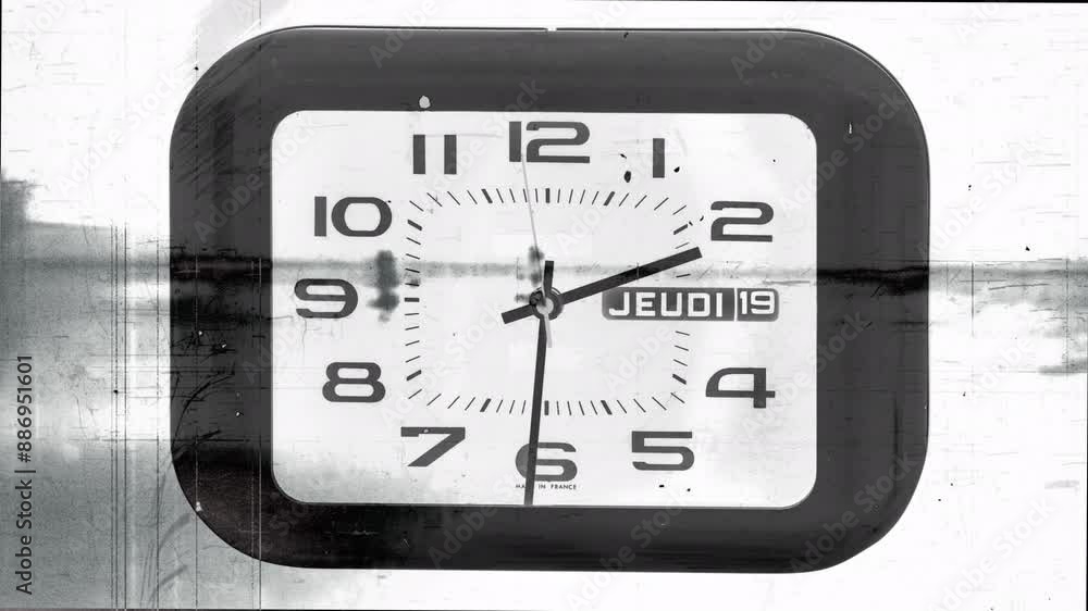 clock passing time in stop motion clock passing time in stop motion