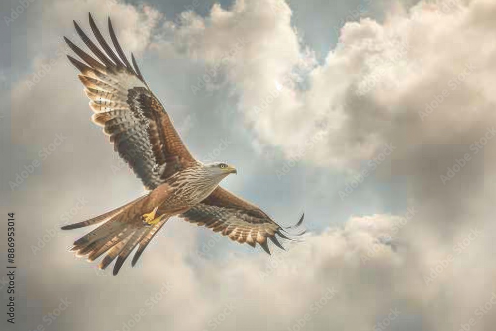 Red kite - portrait (Milvus milvus). Beautiful simple AI generated image in 4K, unique. Red kite - portrait (Milvus milvus). Beautiful simple AI generated image in 4K, unique.