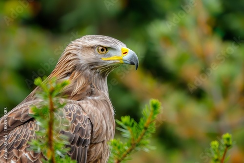 Yellow-billed Kite. Beautiful simple AI generated image in 4K, unique.