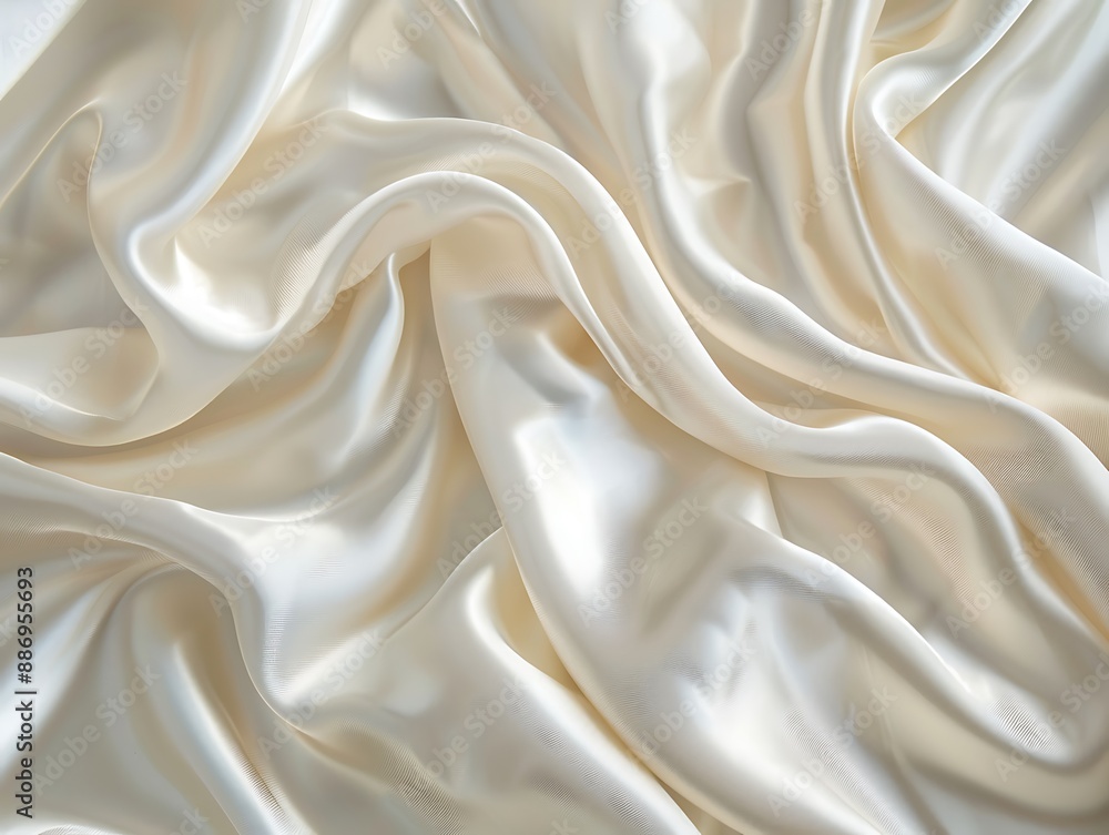 Luxurious White Silk Fabric Creates A Stunning Textured Background. Сoncept Wedding Photography Luxurious White Silk Fabric Creates A Stunning Textured Background. Сoncept Wedding Photography