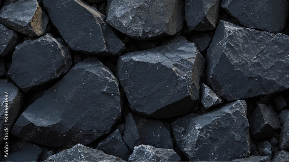 Dark Textured Rock Background, A close-up photo of a textured wall of dark basalt rocks, showcasing their natural beauty and strength. The rough surface and geometric patterns. Dark Textured Rock Background, A close-up photo of a textured wall of dark basalt rocks, showcasing their natural beauty and strength. The rough surface and geometric patterns.