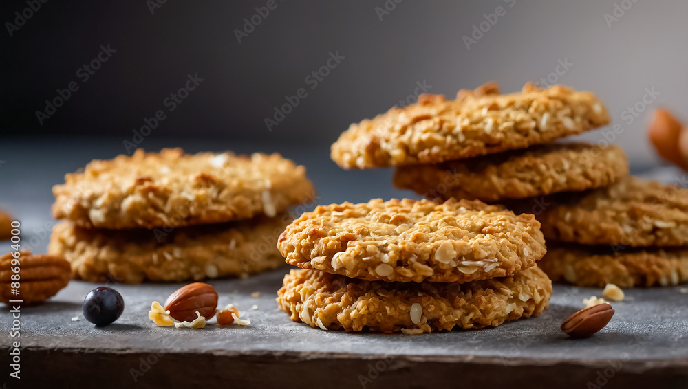 Anzac Biscuits,traditional food of Australia Anzac Biscuits,traditional food of Australia