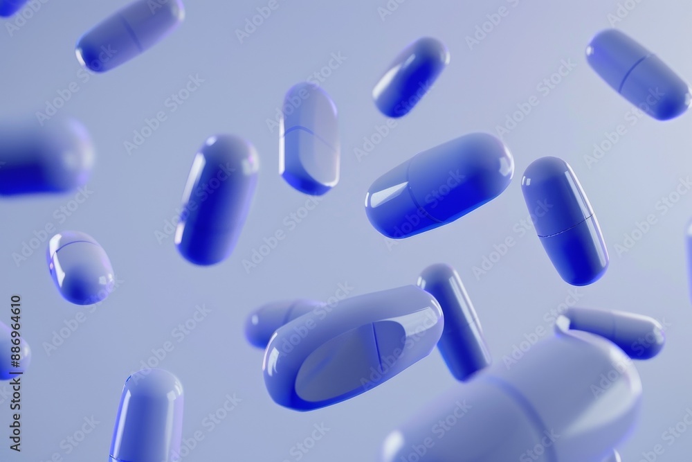 Consumption and release of vitamins. Multi-colored dots enter and fly out of the white elements.. Beautiful simple AI generated image in 4K, unique. Consumption and release of vitamins. Multi-colored dots enter and fly out of the white elements.. Beautiful simple AI generated image in 4K, unique.