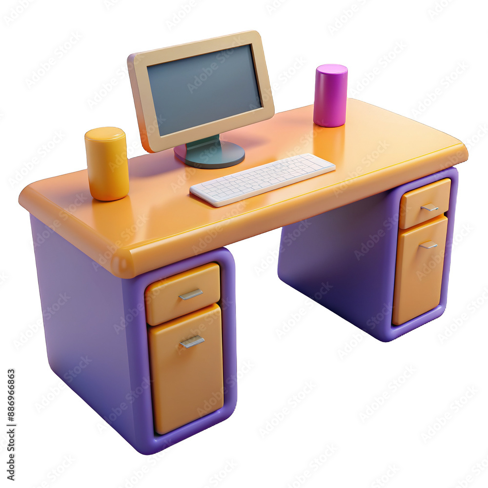 desk with computer desk with computer
