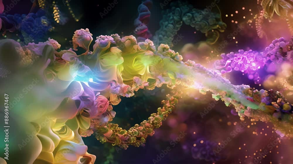 A zoomedin view of a membrane receptor binding to its specific ligand altering its structure and triggering downstream signaling events. A zoomedin view of a membrane receptor binding to its specific ligand altering its structure and triggering downstream signaling events.