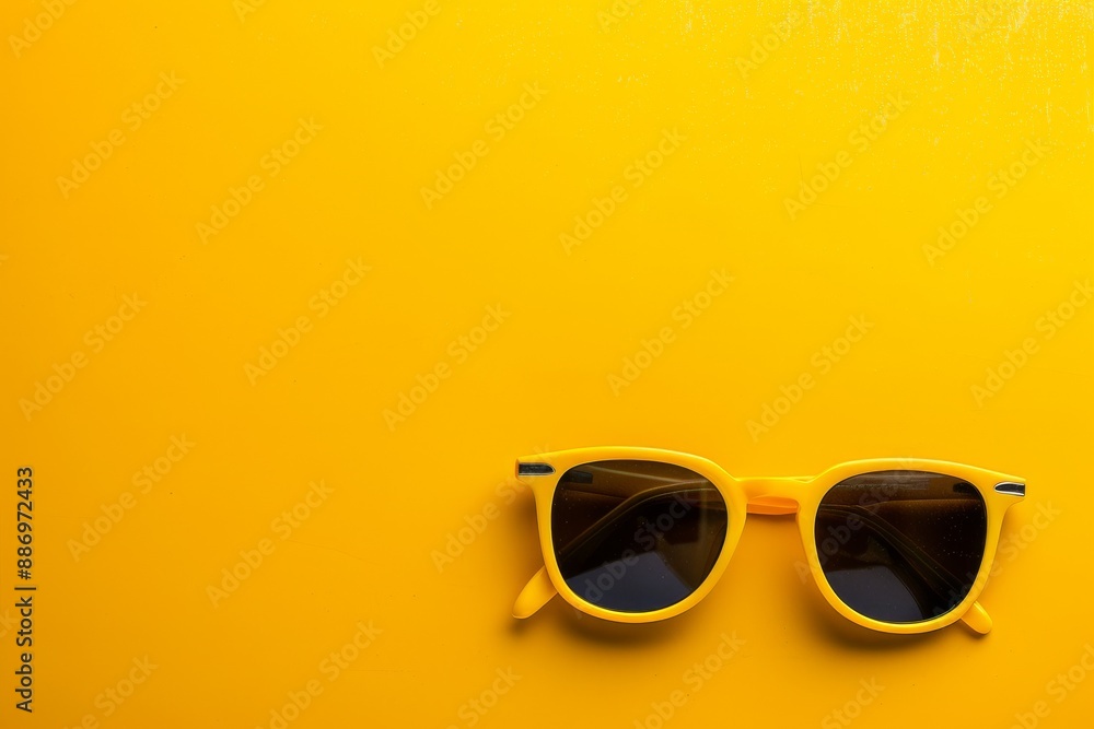 Peach-colored retro sunglasses. Beautiful simple AI generated image in 4K, unique. Peach-colored retro sunglasses. Beautiful simple AI generated image in 4K, unique.