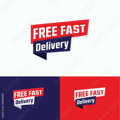 modern two color fast delivery express shipping services icon base logo vector template 