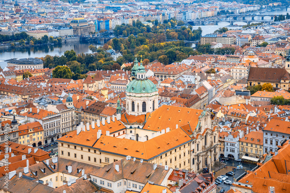 Obraz premium Prague, Czech Republic - Prague Royal Palace overlooking the city