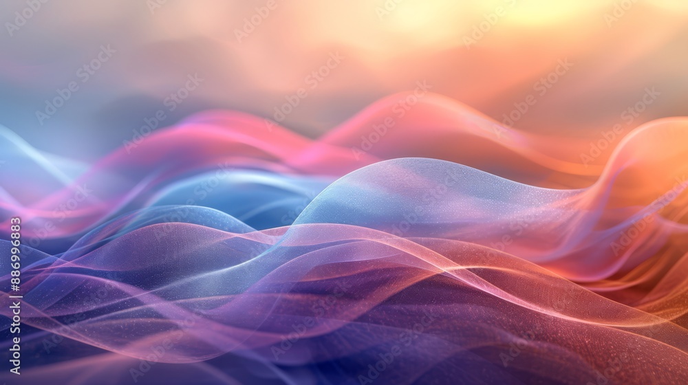 Abstract flowing lines in pastel gradient descripcian an ethereal abstract image featuring a harmonious blend of flowing lines and curves set against a pastel gradient background Abstract flowing lines in pastel gradient descripcian an ethereal abstract image featuring a harmonious blend of flowing lines and curves set against a pastel gradient background
