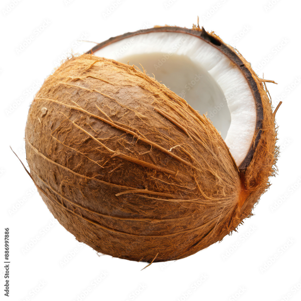 Coconut isolated on transparent background Coconut isolated on transparent background