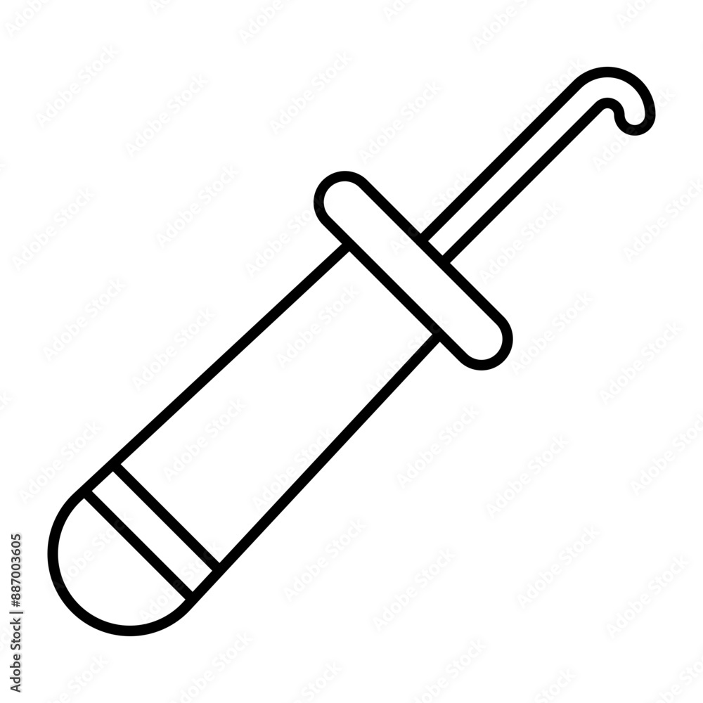Crochet Vector Line icon Design Crochet Vector Line icon Design