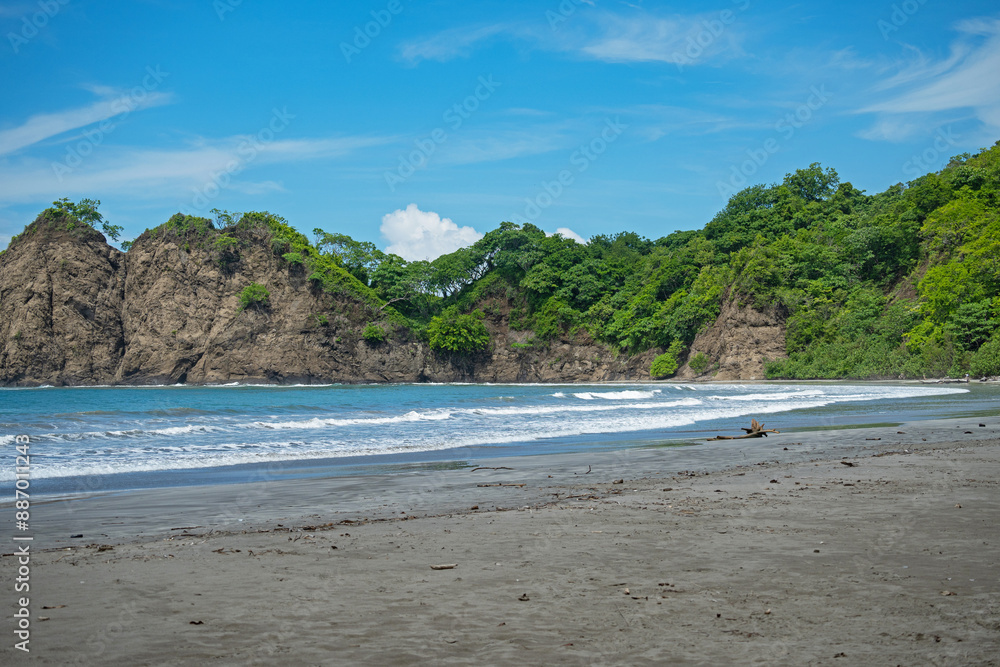 Obraz premium beautiful carrillo beach near Samara at the pacific coast in Costa Rica