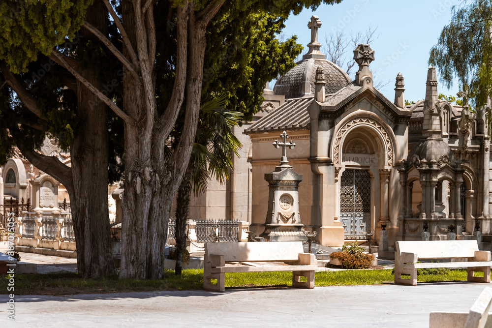 Naklejka premium Cementerio Municipal de Valencia 