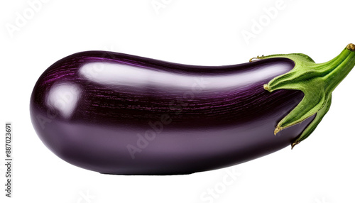 Wallpaper Mural eggplants isolated on white background Torontodigital.ca