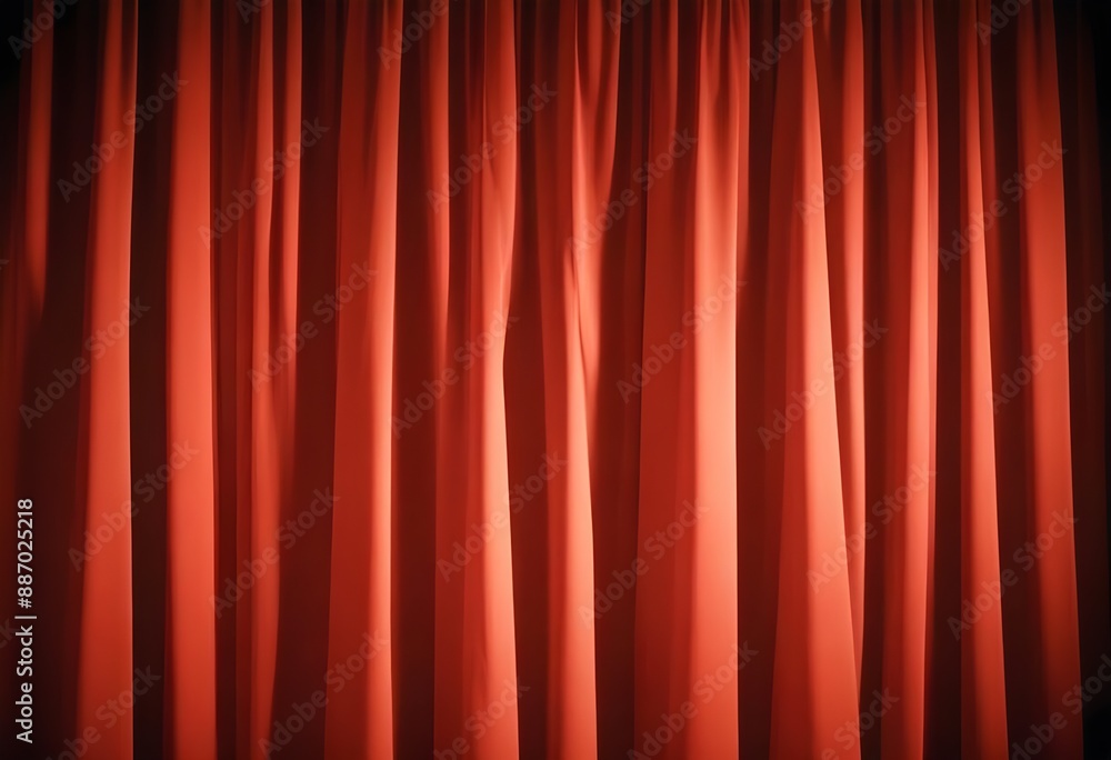 Fototapeta premium Dark velvet curtains theater background screen, wallpapre, texture, set, sample