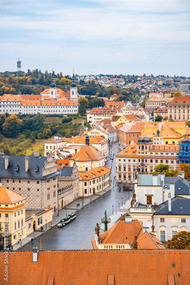 Obraz premium Prague, Czech Republic - Prague Royal Palace overlooking the city