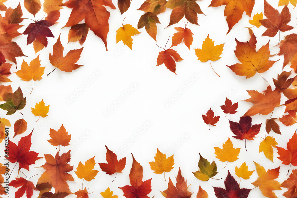 Fototapeta premium autumn leaves background