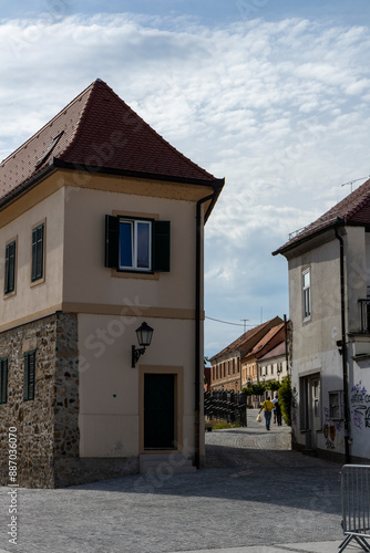 Maribor, Slovenia. Beauty of the historic center, typical streets, squares, underground cellar and the beauty of a city with Austrian architecture. Famous for wine. Second largest city in Slovenia.