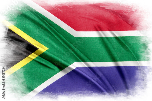 South Africa flag photo