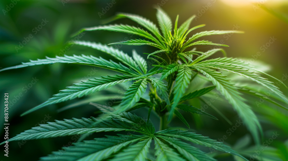 Cannabis plant close-up Cannabis plant close-up