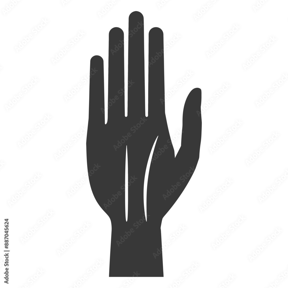 hand minimalist line art icon logo symbol hand minimalist line art icon logo symbol