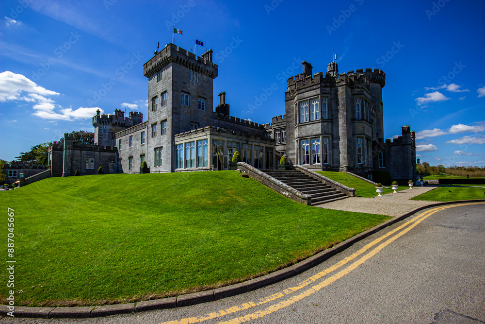 Dromoland Castle in County Clare on a summer day, Ireland