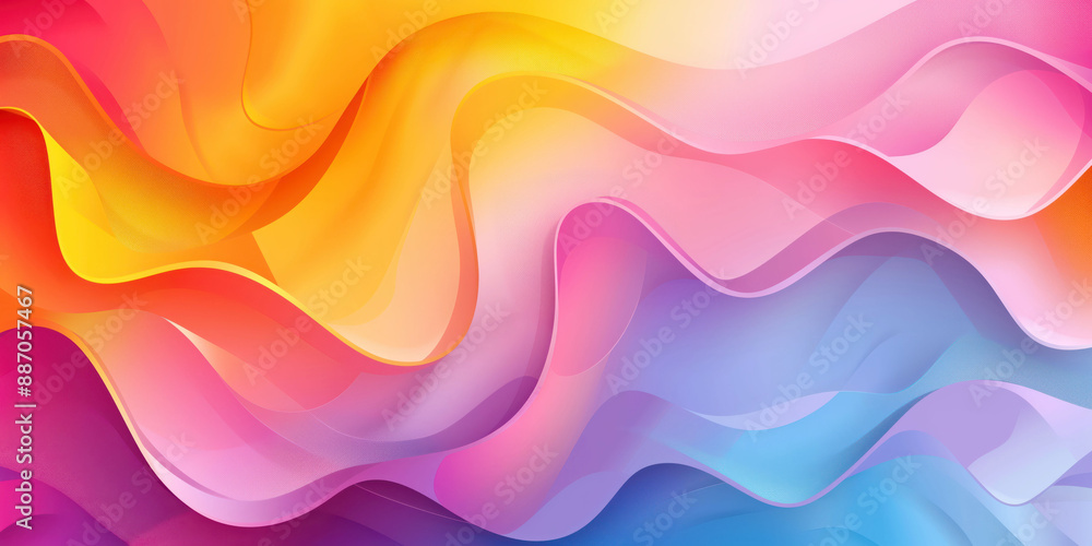 Vibrant abstract background with fluid shapes, colorful waves, and smooth gradients, dynamic design concept Vibrant abstract background with fluid shapes, colorful waves, and smooth gradients, dynamic design concept